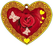 М-7125 Сердечко одинарное (без надписи)