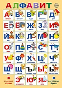 Ш-15601 Мини-плакат А4. Русский алфавит