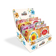 *КБ-16480 Набор мини-открыток для женщин в ассортименте. 100 шт. в шоу-боксе: 10 видов по 10 шт.