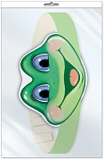 *МА-9383 Маска-ободок В ПАКЕТЕ. Лягушонок (в индивидуальной упаковке, с европодвесом и клеевым клапаном) - группа Животные